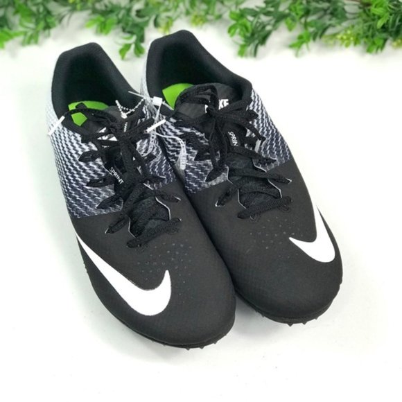 Nike Other - Nike Men’s Black & White Track Sprint Cleats Size 13 New